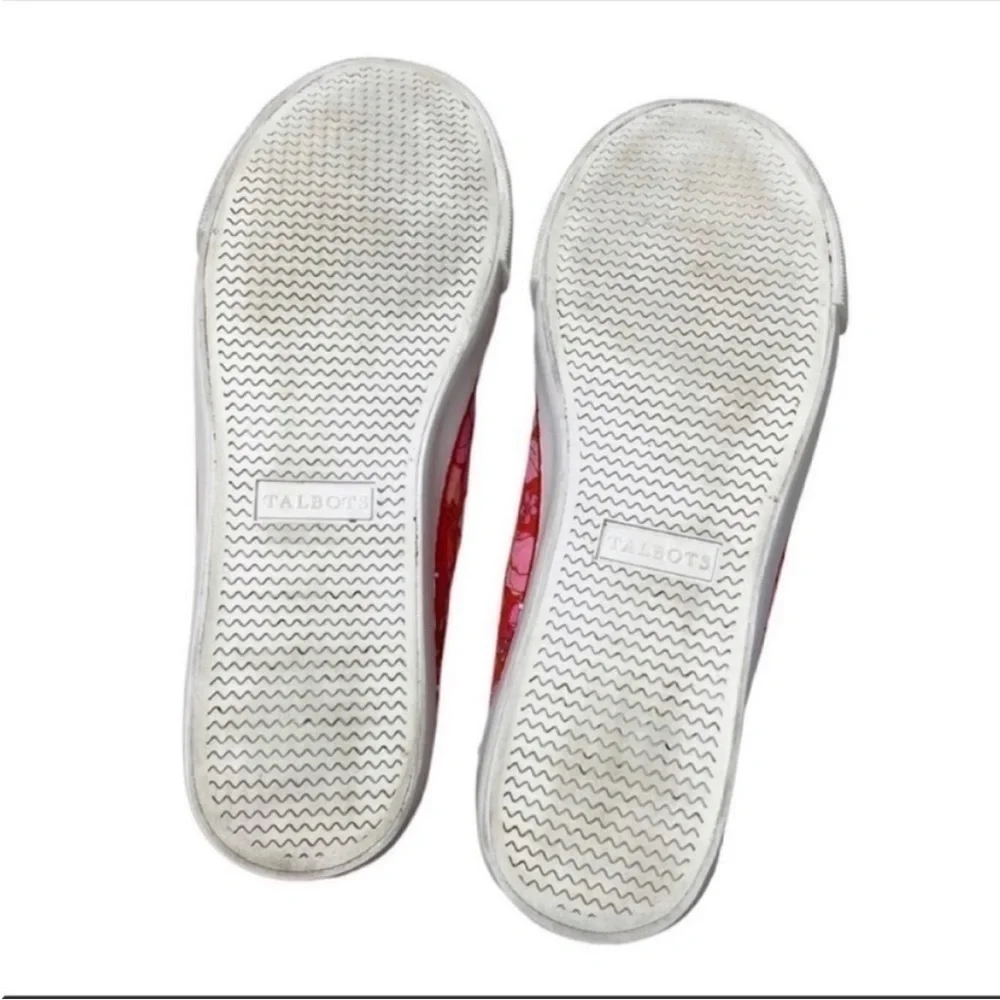 TALBOTS Willow Tossed Flowers Printed Sneakers size 9 - Picture 6 of 8